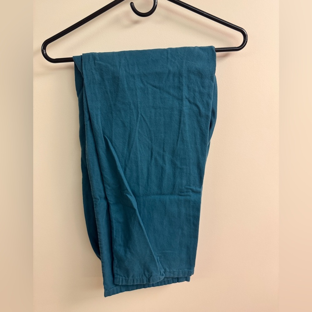 Lands' End Green Teal Pajamas - large tall 36/38